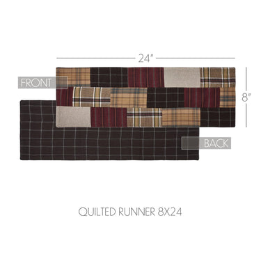 Wyatt Runner Quilted 8x24 - The Fox Decor